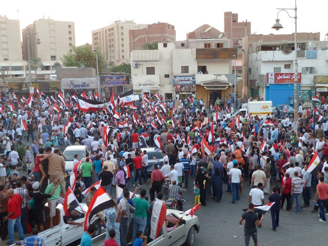 Demonstration in Hurghada