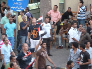 Micha bei der Demonstration in Hurghada