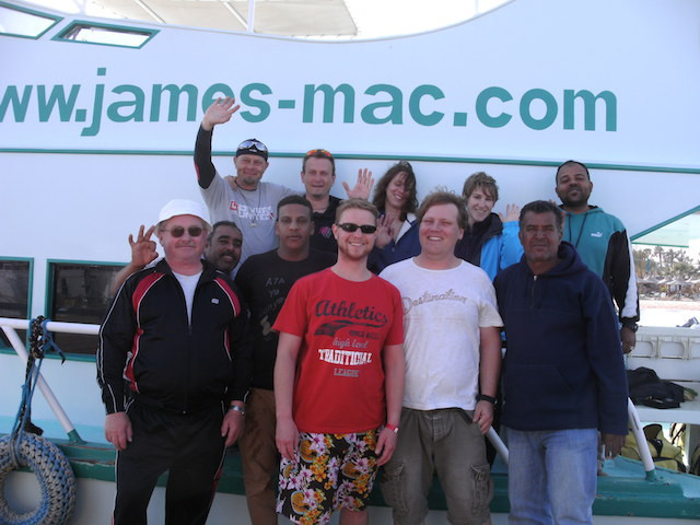 Gruppenreise abgetaucht