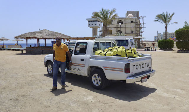 Tauchtaschen auf Pick Up