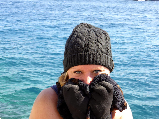 Mütze und Handschuhe